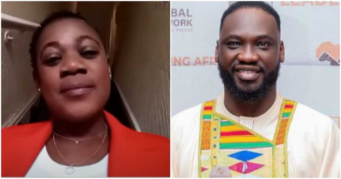 Photo of Salt FM CEO and Ohemaa Esther Photo of Salt FM CEO and Ohemaa Esther