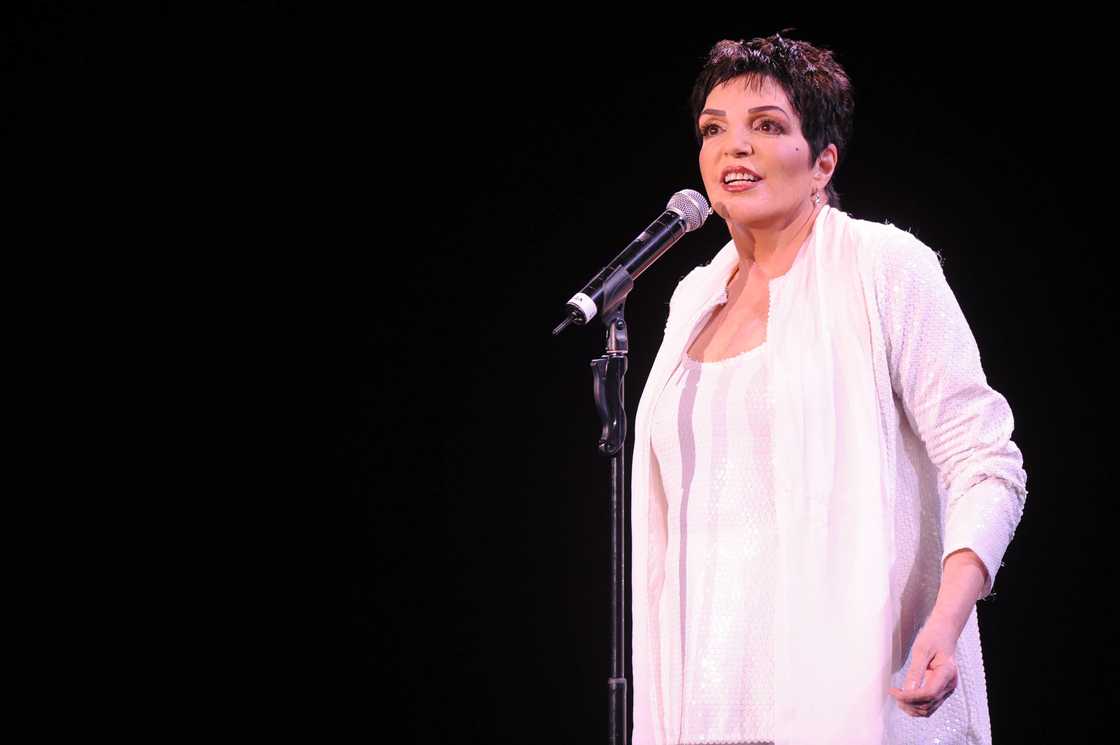 Liza Minnelli in a concert at Auditorium Parco della Musica in Rome. Liza Minnelli in a concert at Auditorium Parco della Musica in Rome.