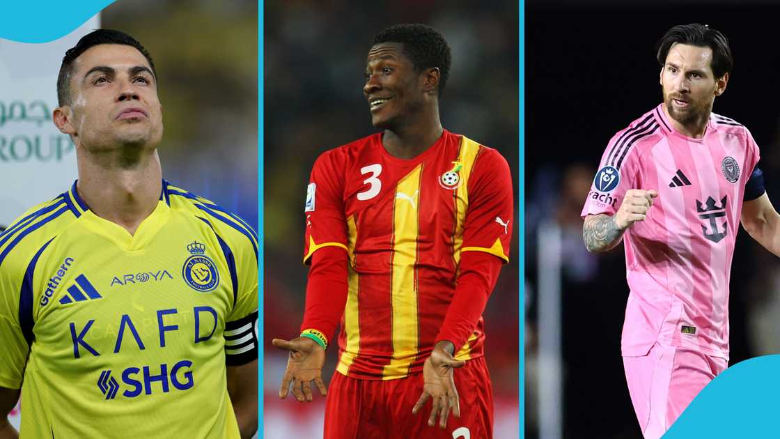 Asamoah Gyan joined in on the never-ending Ronaldo vs. Messi debate with an insightful response. Asamoah Gyan joined in on the never-ending Ronaldo vs. Messi debate with an insightful response.