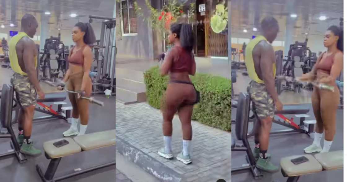 Becca shows off workout skills in the gym; flaunts banging looks in video Becca shows off workout skills in the gym; flaunts banging looks in video