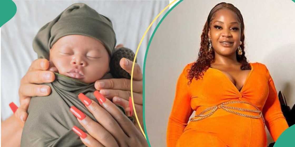 Uche Ogbodo's newborn