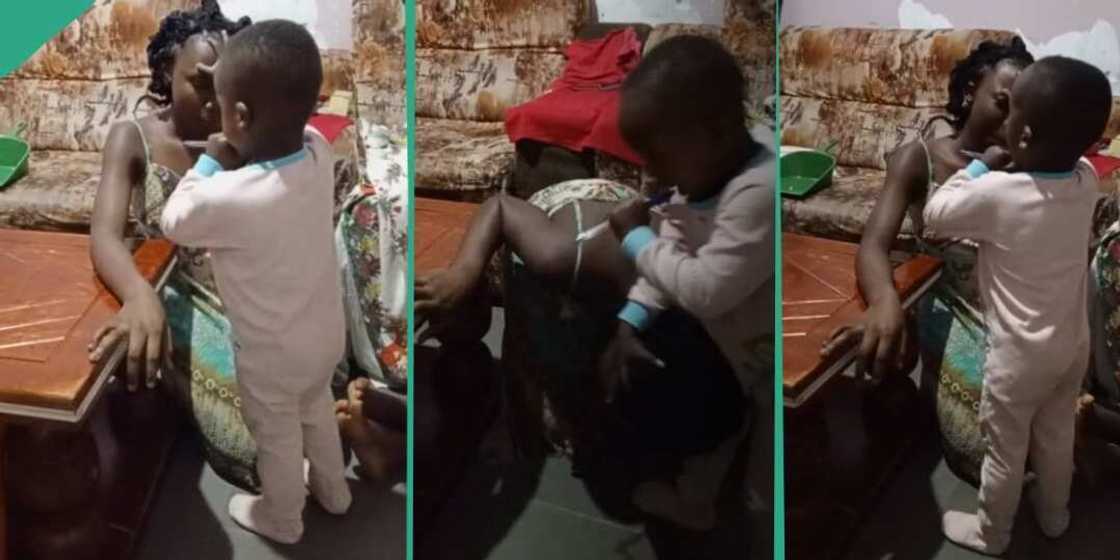 Little boy prays for mum, speaks in tongues