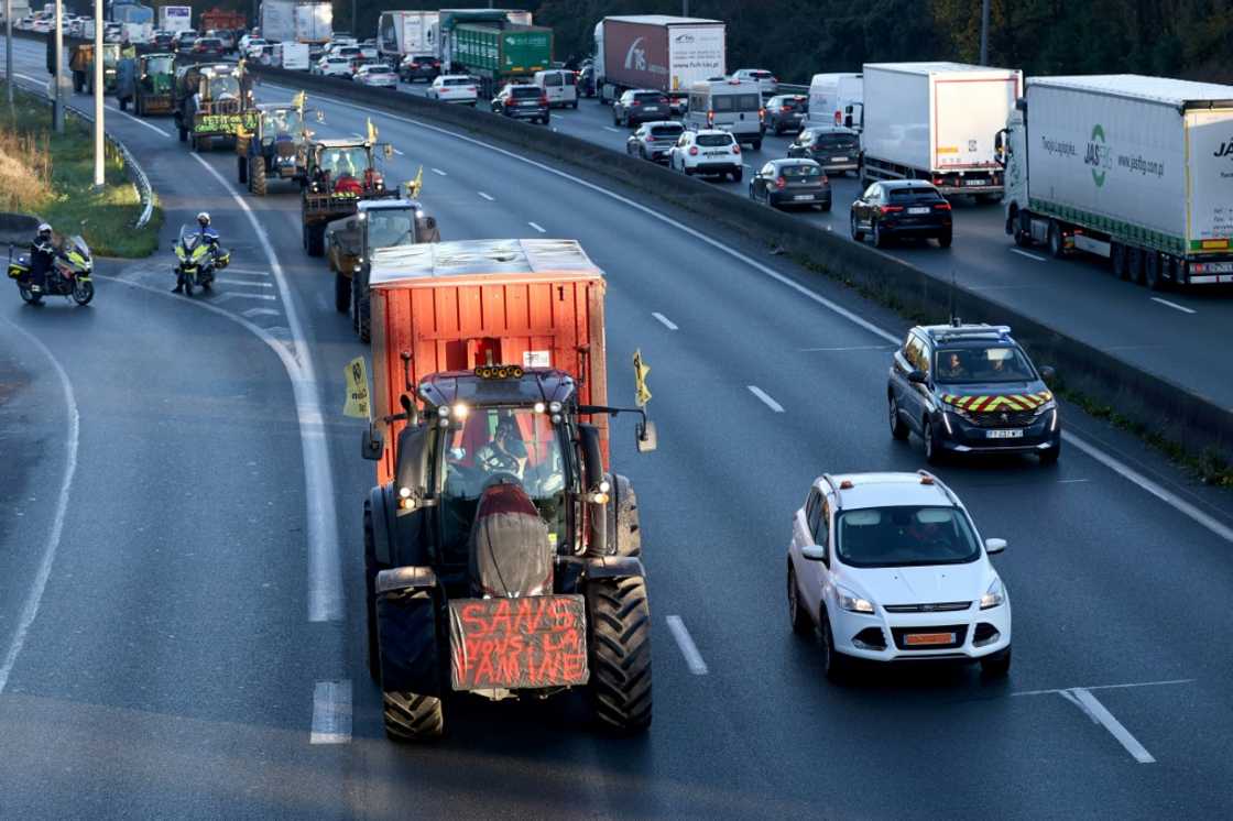 French farmers are continuing with protests against the EU-Mercosur trade deal