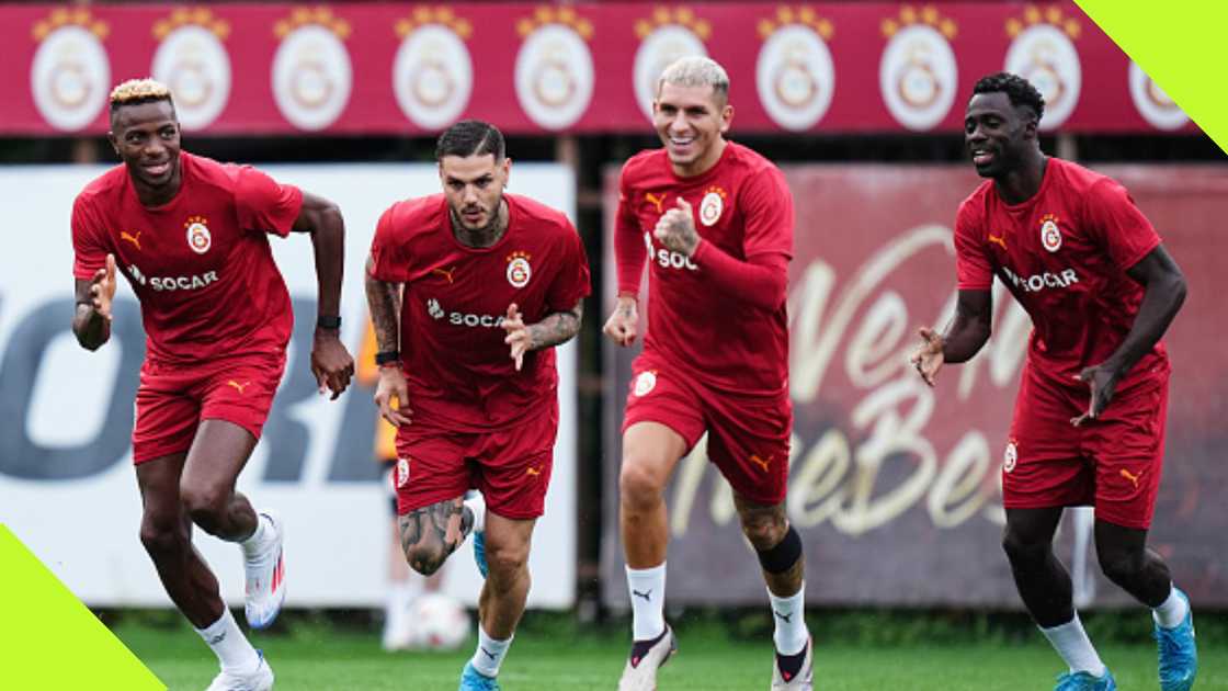 Victor Osimhen spotted with his Galatasaray teammates Victor Osimhen spotted with his Galatasaray teammates