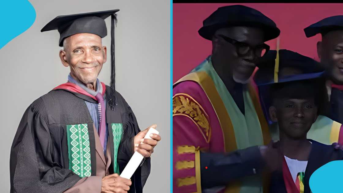 James Acquaah, Central University, 86-year-old, Bachelor of Arts in Theology, Degree, 2025 Graduation.