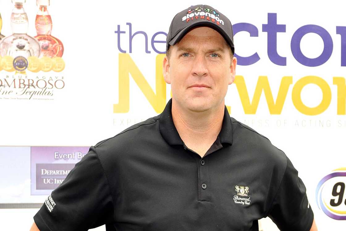 Actor Regan Burns attends the 8th Annual Hack N' Smack Celebrity Golf Tournament Actor Regan Burns attends the 8th Annual Hack N' Smack Celebrity Golf Tournament