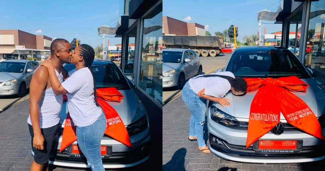 "Gift Olympics": Mzansi Man Buys Bae a New Whip for Valentine's Day "Gift Olympics": Mzansi Man Buys Bae a New Whip for Valentine's Day