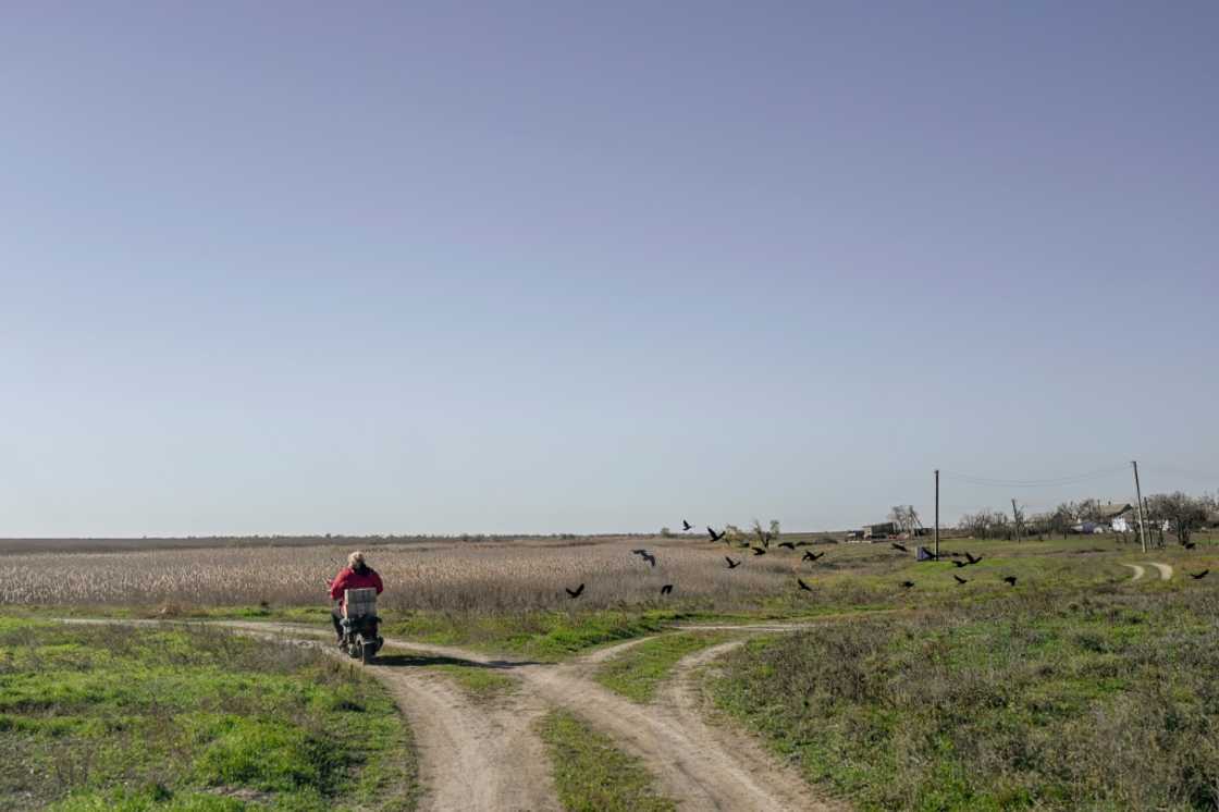 The roads around Bilozirka are either destroyed or regularly shelled