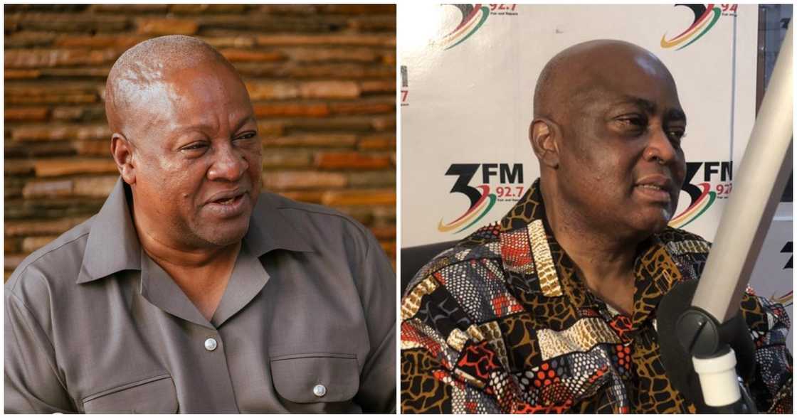 Photo of John Mahama and Ben Ephson Photo of John Mahama and Ben Ephson