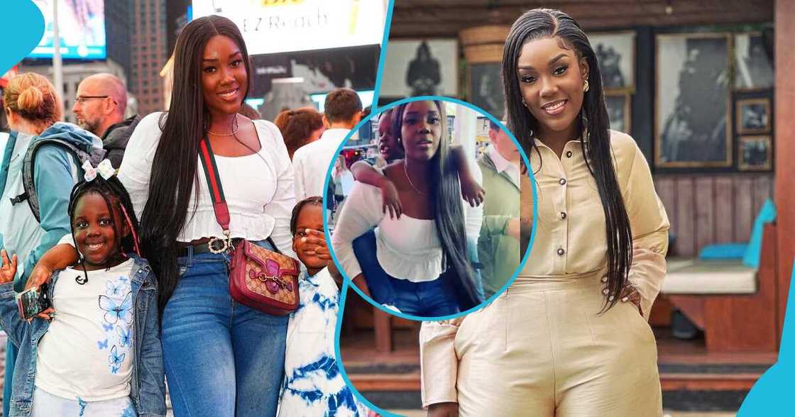 Dr Louisa Ansong and her children Dr Louisa Ansong and her children