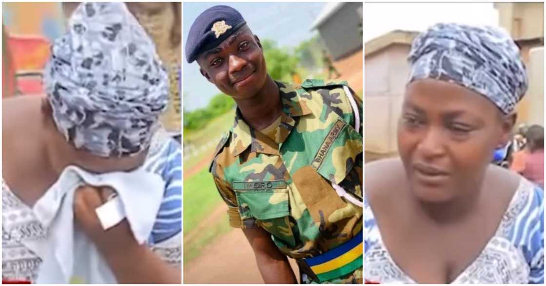 Photo of slain soldier and his mom.