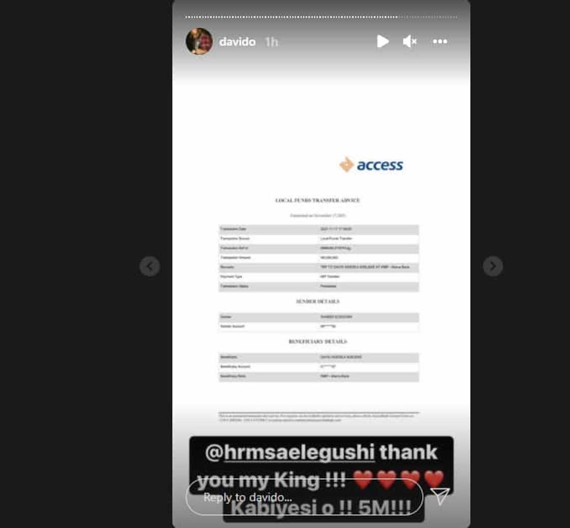 Femi Otedola, Obi Cubana, 28 Other Prominent Nigerians Who Gifted Davido at Least N1 Million for 29th Birthday Femi Otedola, Obi Cubana, 28 Other Prominent Nigerians Who Gifted Davido at Least N1 Million for 29th Birthday