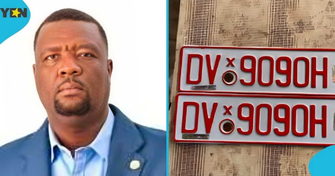 Julius Neequaye Kotey, DVLA CEO, DV number plates, Vehicle registration, number plate, Road regulations