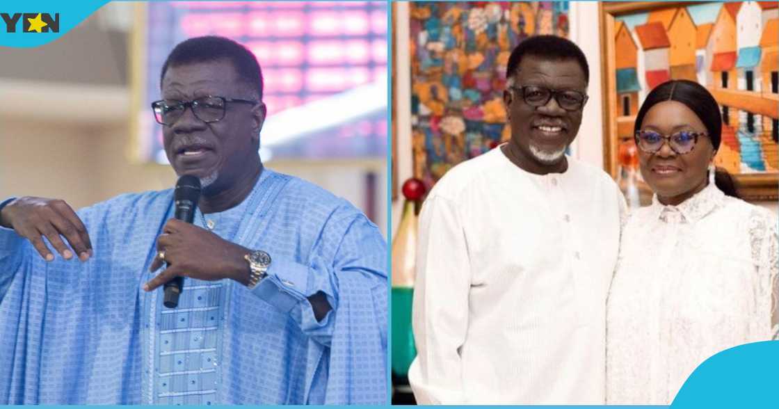 Photo of ICGC founder, Pastor Mensa Otabil and wife Joy Otabil. Photo of ICGC founder, Pastor Mensa Otabil and wife Joy Otabil.