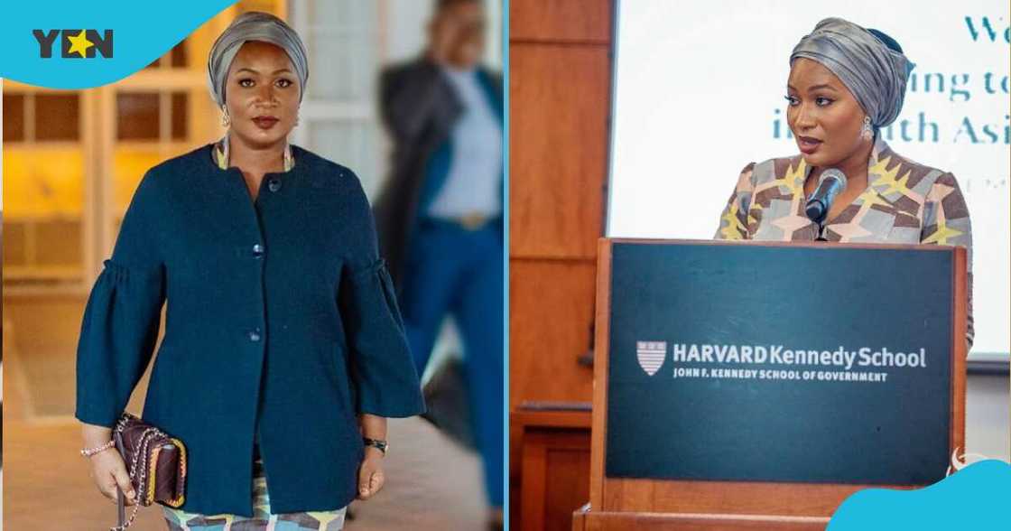 Samira Bawumia at Harvard University