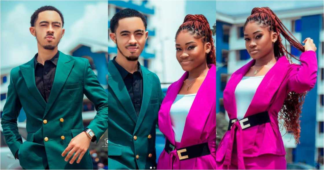 Afia Schwar's twin son flaunts his beautiful girlfriend as he reveals her name (Photos) Afia Schwar's twin son flaunts his beautiful girlfriend as he reveals her name (Photos)