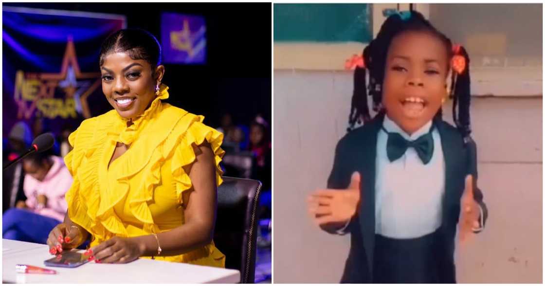Nana Aba Anamoah and Little Nana Aba. Nana Aba Anamoah and Little Nana Aba.