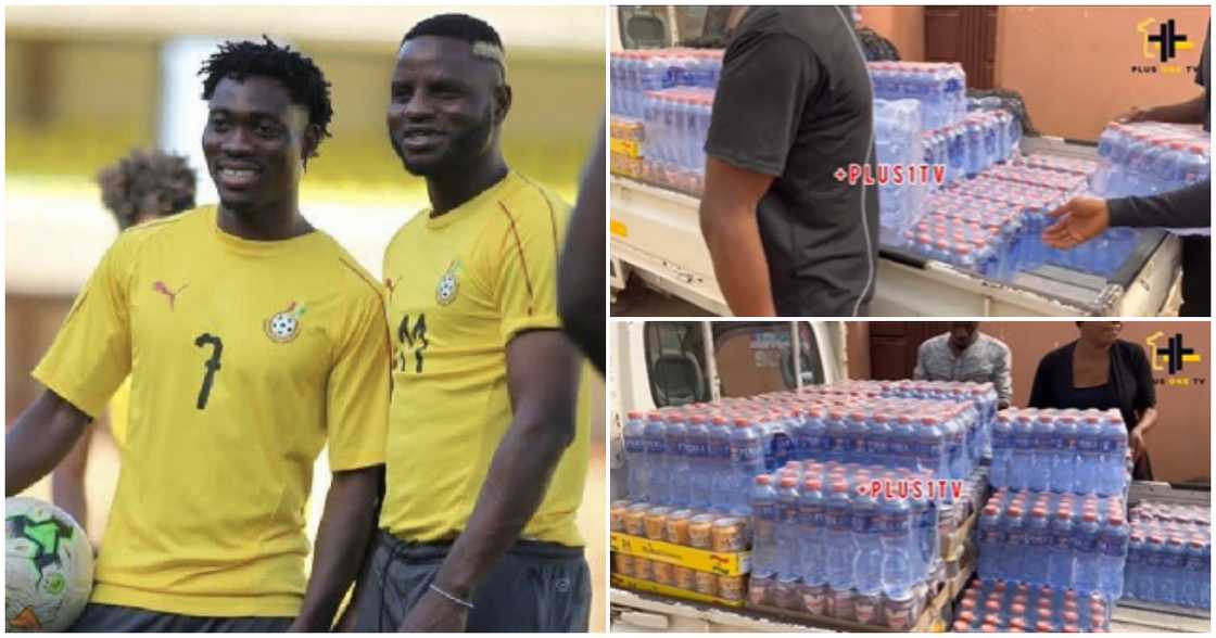 Mubarak Wakaso donates to Christian Atsu's family