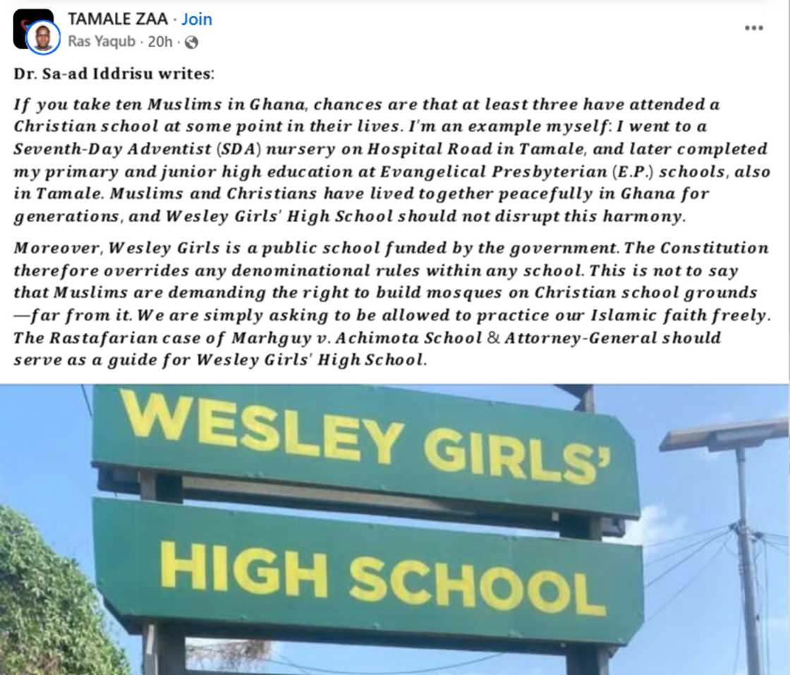 ghana, facebook, wesley girls' high school, religion ghana, facebook, wesley girls' high school, religion