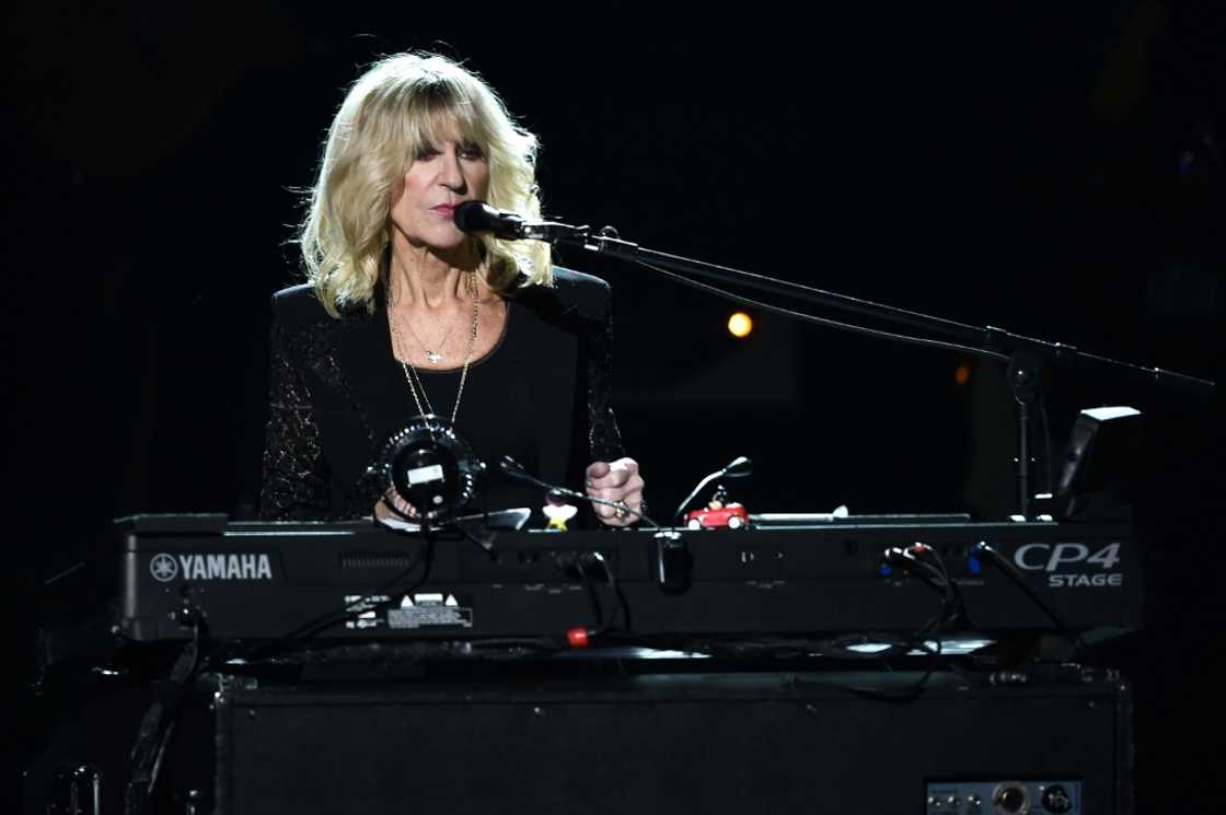 The late Christine McVie of music group Fleetwood Mac, shown here performing during MusiCares Person of the Year honoring Fleetwood Mac at Radio City Music Hall on January 26, 2018 in New York City The late Christine McVie of music group Fleetwood Mac, shown here performing during MusiCares Person of the Year honoring Fleetwood Mac at Radio City Music Hall on January 26, 2018 in New York City