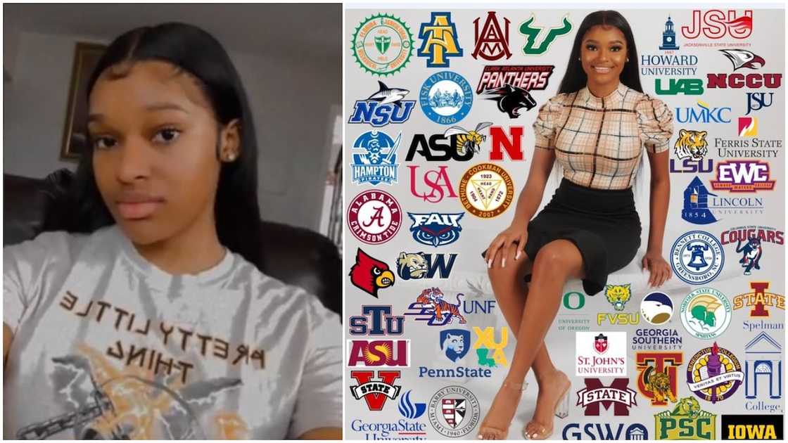 Young lady gets admissions into 50 universities at the same time, stirs reactions Young lady gets admissions into 50 universities at the same time, stirs reactions