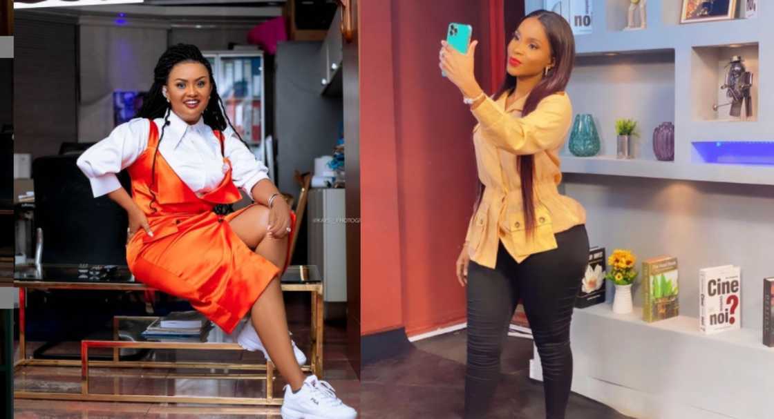 Nana Ama McBrowon and Benedicta Gafah reportedly unfollowed each other Nana Ama McBrowon and Benedicta Gafah reportedly unfollowed each other