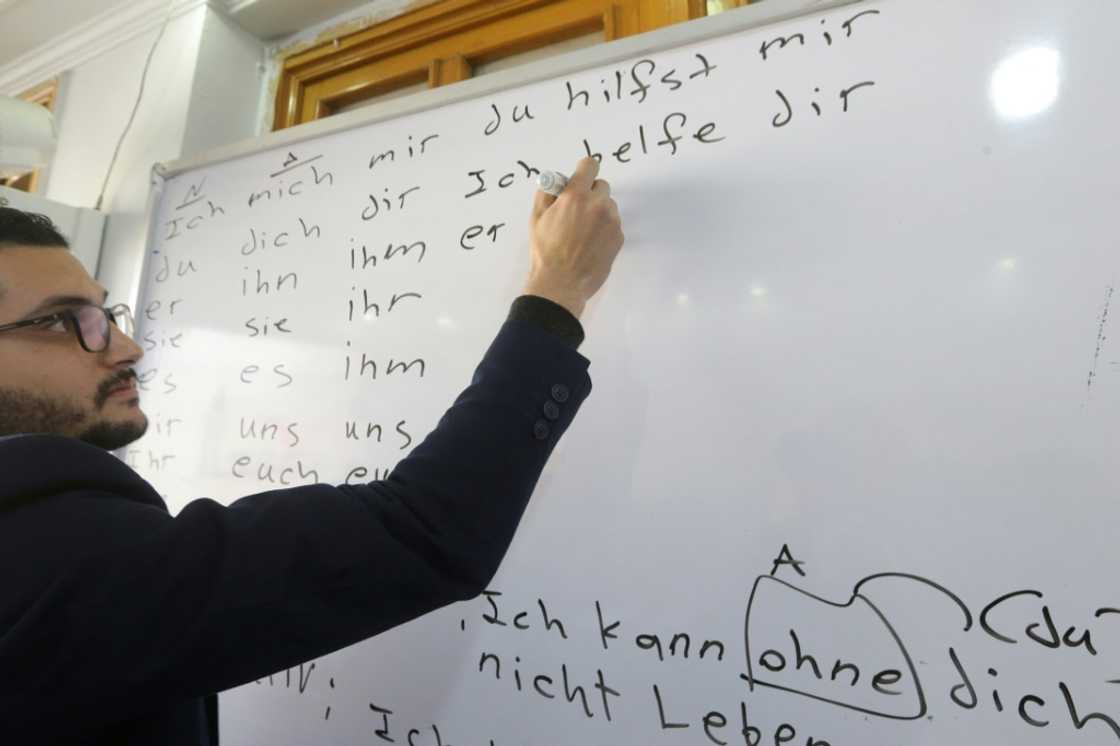 German classes have proliferated in recent years in Syria where the vast majority of foreign language students had until recently opted for English or French