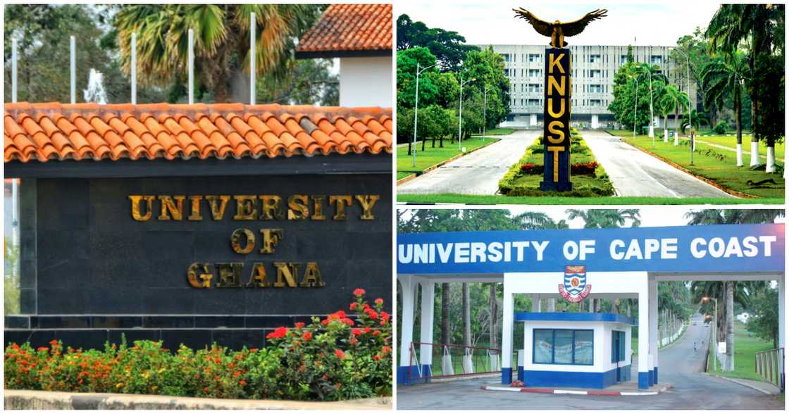 The University of Ghana has emerged the country's topmost university after beating off stiff competition from the Kwame Nkrumah University of Science and Technology and the University of Cape Coast The University of Ghana has emerged the country's topmost university after beating off stiff competition from the Kwame Nkrumah University of Science and Technology and the University of Cape Coast