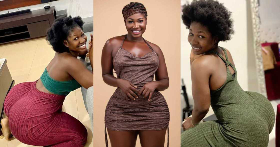 Abena Cilla: Young Ghanaian model causes stir on New Year eve with 7 stunning photos Abena Cilla: Young Ghanaian model causes stir on New Year eve with 7 stunning photos