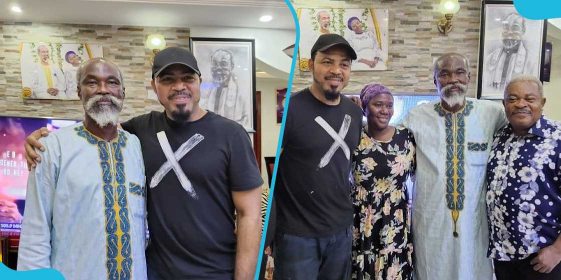 Ramsy Nouah visits Adom Kyei Duah