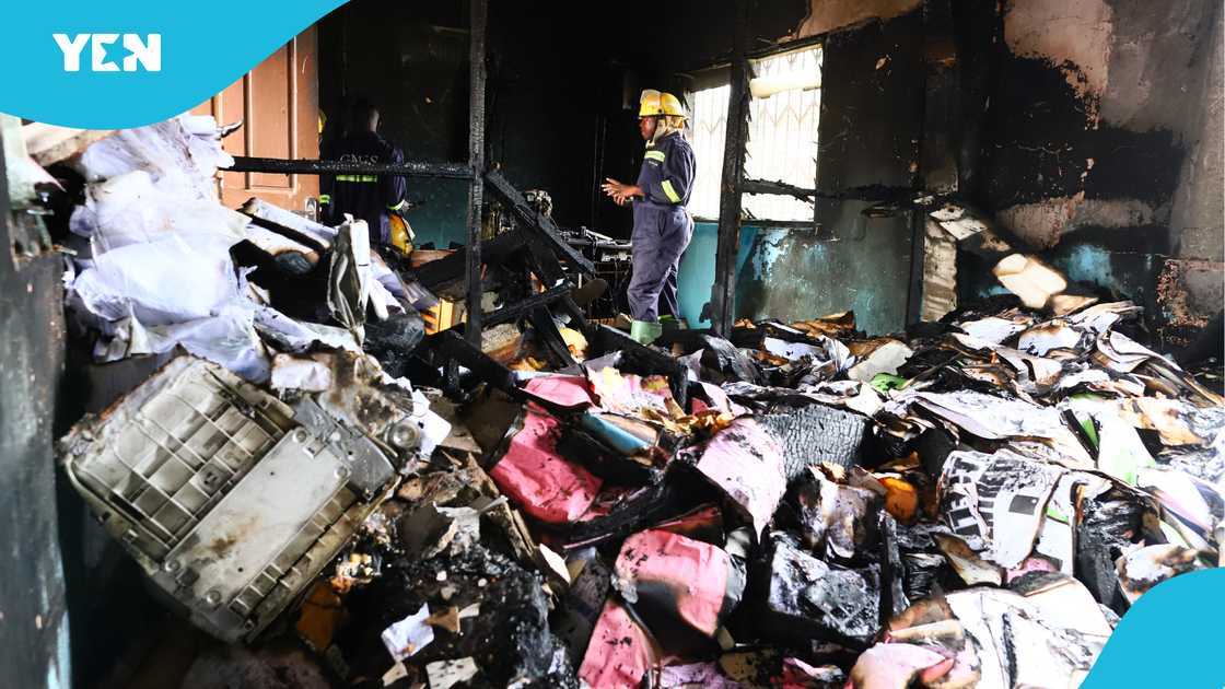 Sunyani, Dormaa, Nana Siribour, Ghana, Fire Service, Fire Outbreak