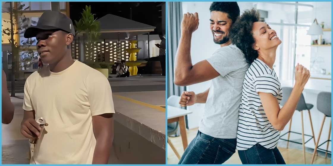 Ghanaian student proves his love for his partner by learning a song in two hours Ghanaian student proves his love for his partner by learning a song in two hours