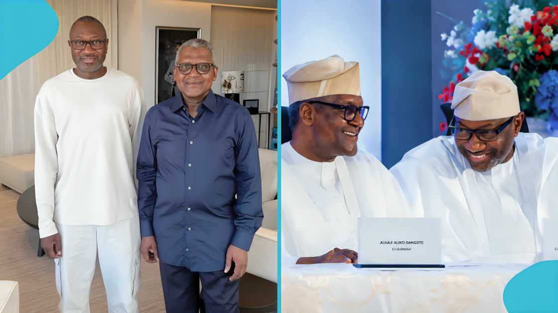 Femi Otedola, Aliko Dangote, Nigeria billionaires, wealthiest person in Africa, Monaco, friendship b, etween billionaires, $200 billion man, Geregu Power, Temi Otedola, pregnancy