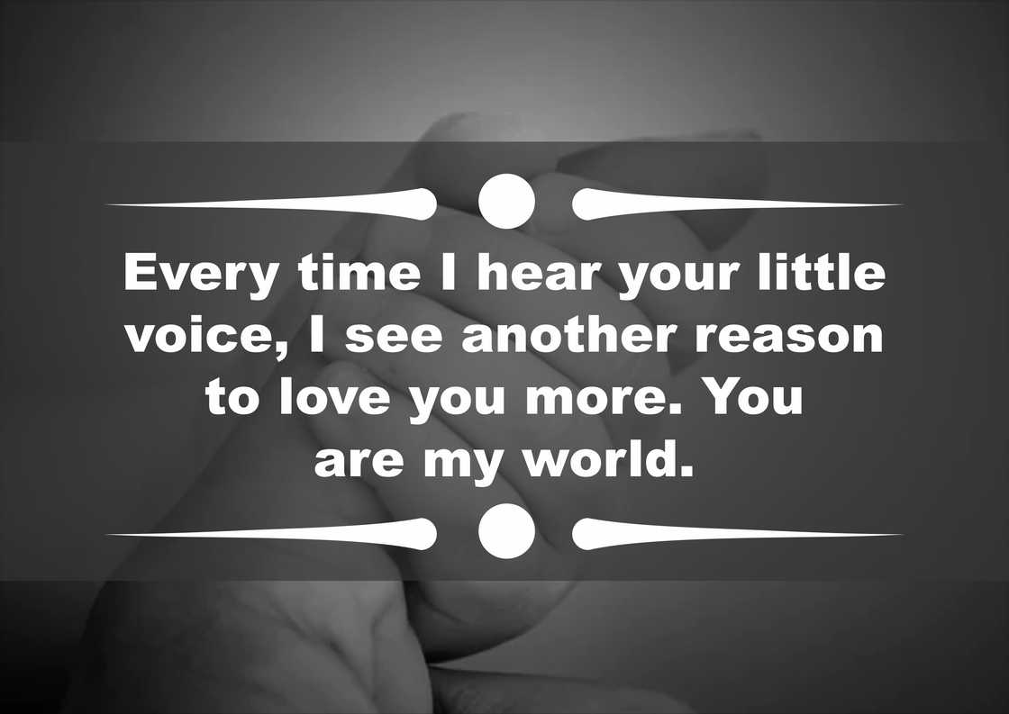 I love you son I love you son