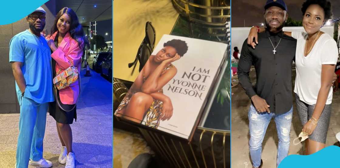 Yvonne Nelson and Prince David Osei Yvonne Nelson and Prince David Osei