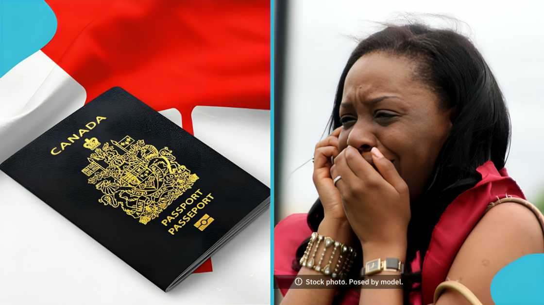 Nigerian woman, immigration crisis, Canada entry ban, fraudulent relocation agency, financial loss, Nigeria, stezmall_unisex, travel agency scam, visa processing issues, relocation abroad
