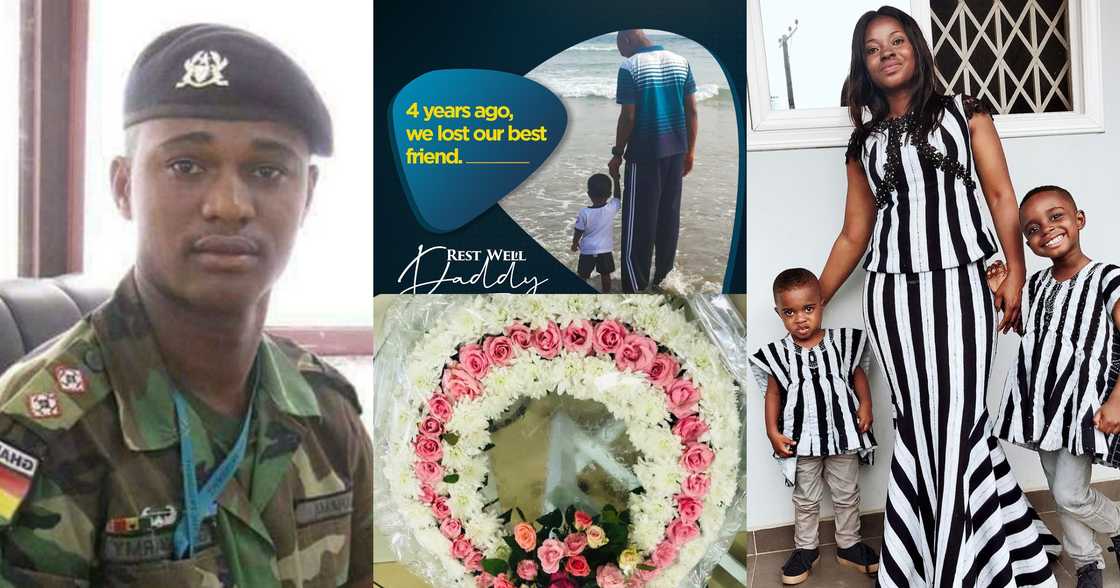 Barbara: Major Mahama's Wife Mark 4th Anniversary Of His Death; Sad Photos Drop Barbara: Major Mahama's Wife Mark 4th Anniversary Of His Death; Sad Photos Drop