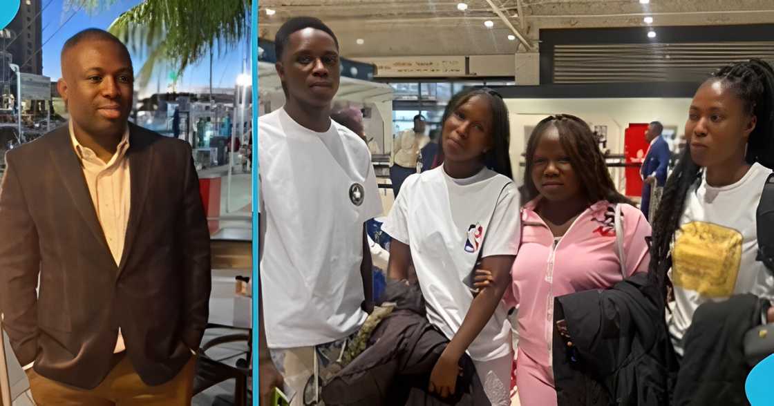 Ghanaian man, relocates family abroad, greener pastures, brothers, sisters. Ghanaian man, relocates family abroad, greener pastures, brothers, sisters.