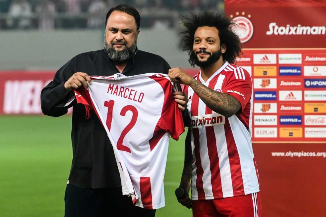 Marinakis owns English Premier League club Nottingham Forest and Greece's most successful football club Olympiacos Marinakis owns English Premier League club Nottingham Forest and Greece's most successful football club Olympiacos