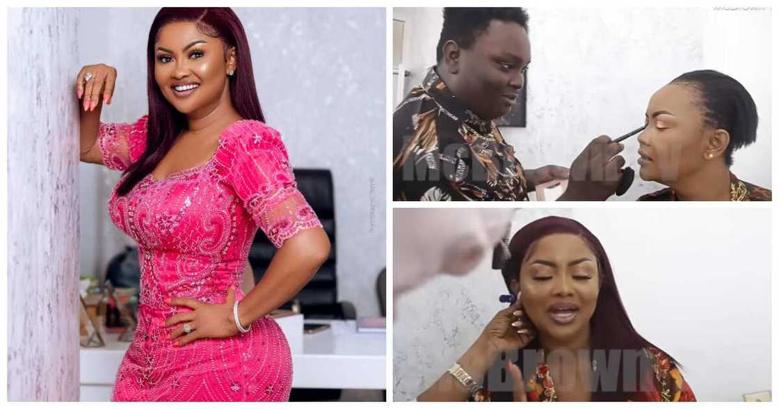 Nana Ama McBrown shows behind the scenes of Onua ShowTime with McBrown Nana Ama McBrown shows behind the scenes of Onua ShowTime with McBrown