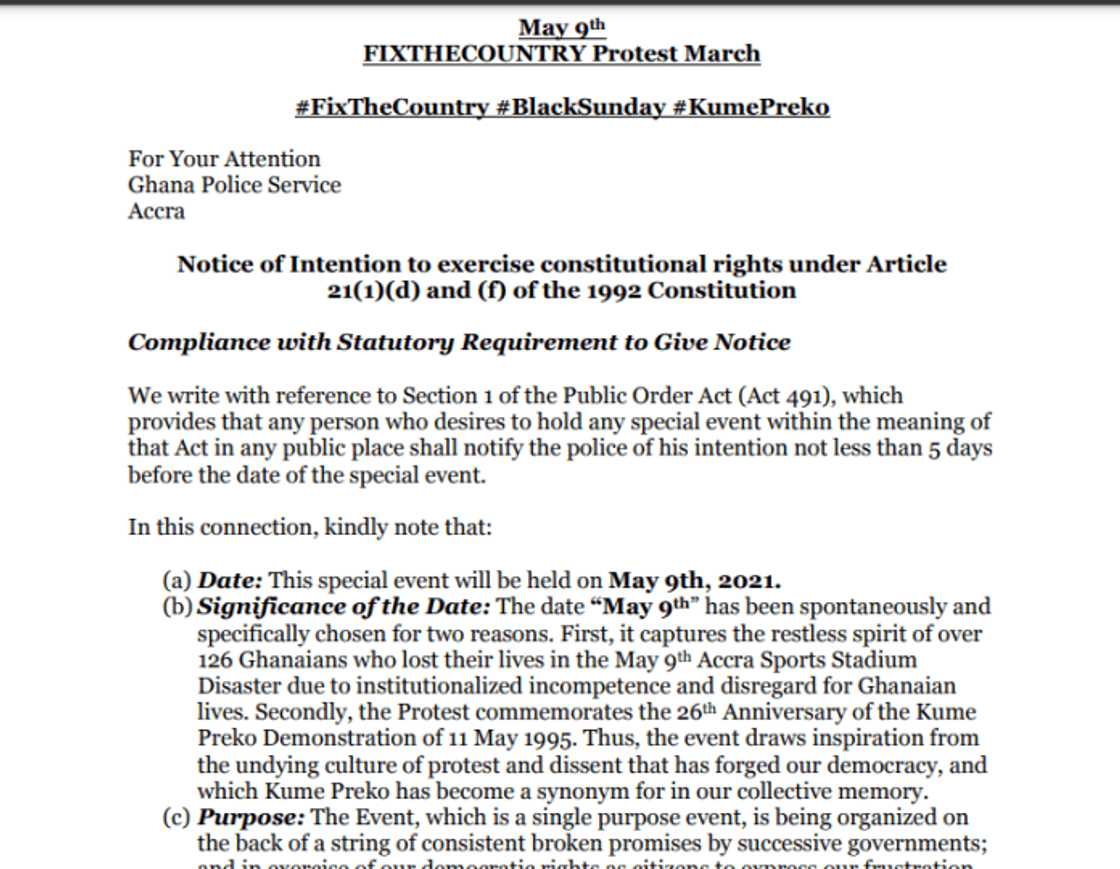 Efia Odo, OTHERS to lead #FixTheCountry demonstration on Sunday May 9 Efia Odo, OTHERS to lead #FixTheCountry demonstration on Sunday May 9