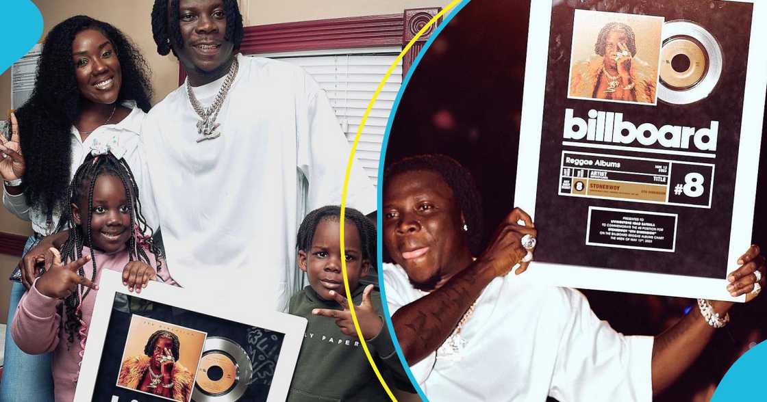 Stonebwoy's 5th Dimension Reaches No. 8 On Billboard's Reggae Chart, Celebrates With Family Photo Stonebwoy's 5th Dimension Reaches No. 8 On Billboard's Reggae Chart, Celebrates With Family Photo