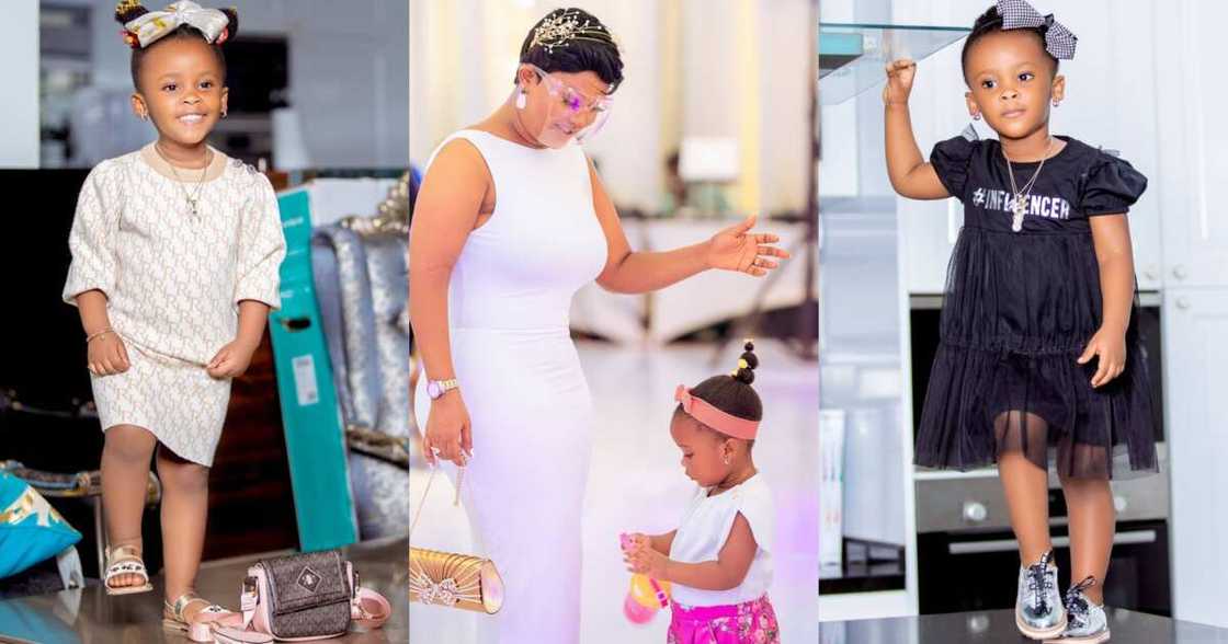 Baby Maxin: McBrown's Daughter Poses Like A Model In New Photos; Fans Praise