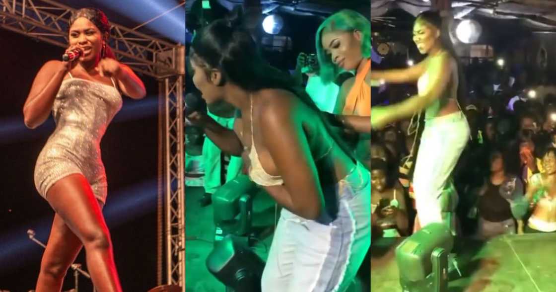 Yaa Jackson Gives Free Show While Performing Ehw3 Papa at Djwobeti's Birthday Jam