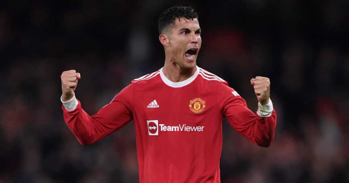 Cristiano Ronaldo while in action for Man United. Photo: Getty Images.