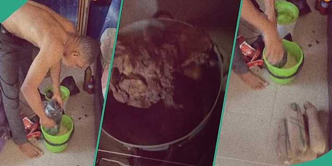 Man overjoyed as Muslim friend returns with plenty meat Man overjoyed as Muslim friend returns with plenty meat