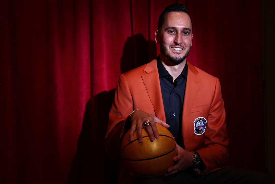 Jonnie West in a red blazer Jonnie West in a red blazer