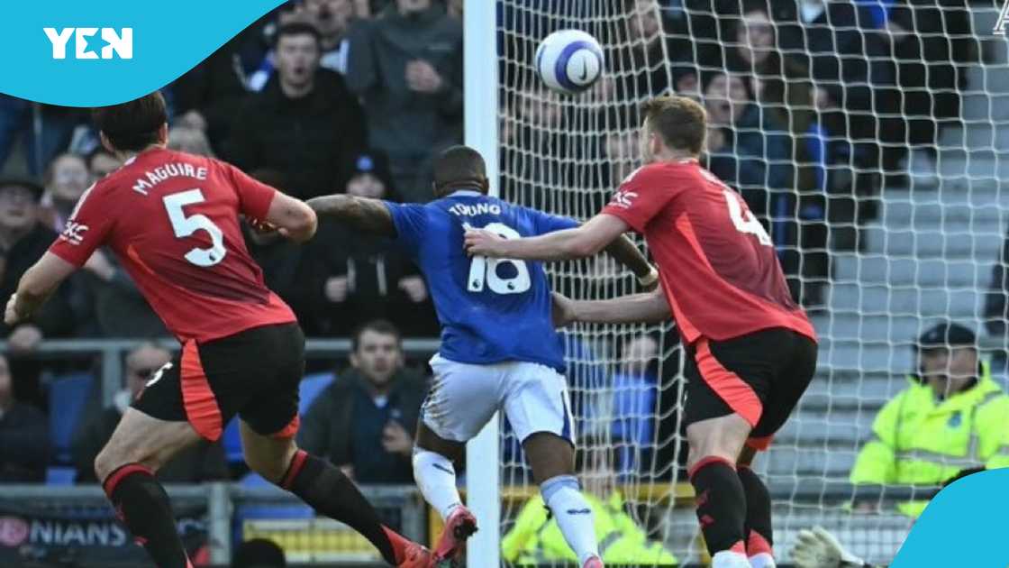 Ashley Young and Everton were denied a penalty late in their game against Manchester United. Ashley Young and Everton were denied a penalty late in their game against Manchester United.
