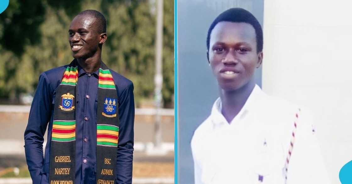 Gabriel Nartey. University of Ghana, graduations, first degree, security guard. Gabriel Nartey. University of Ghana, graduations, first degree, security guard.