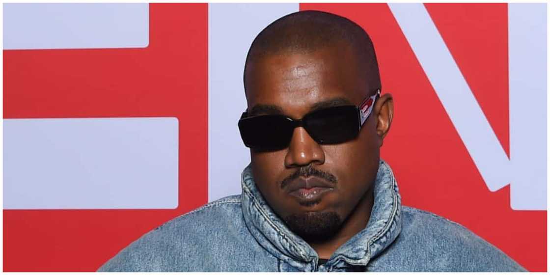 A photo of Kanye West. A photo of Kanye West.